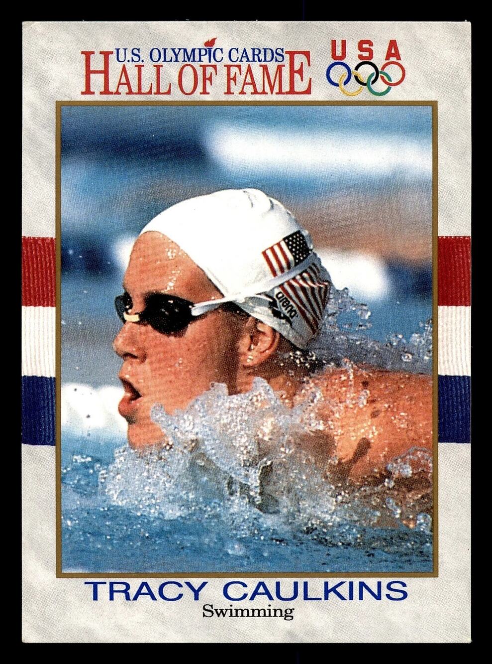 1991 Impel U.S. Olympic Hall of Fame #45 Tracy Caulkins Card
